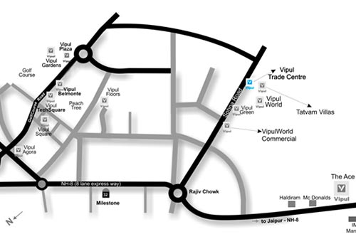 Location Map of Spaza IT Park